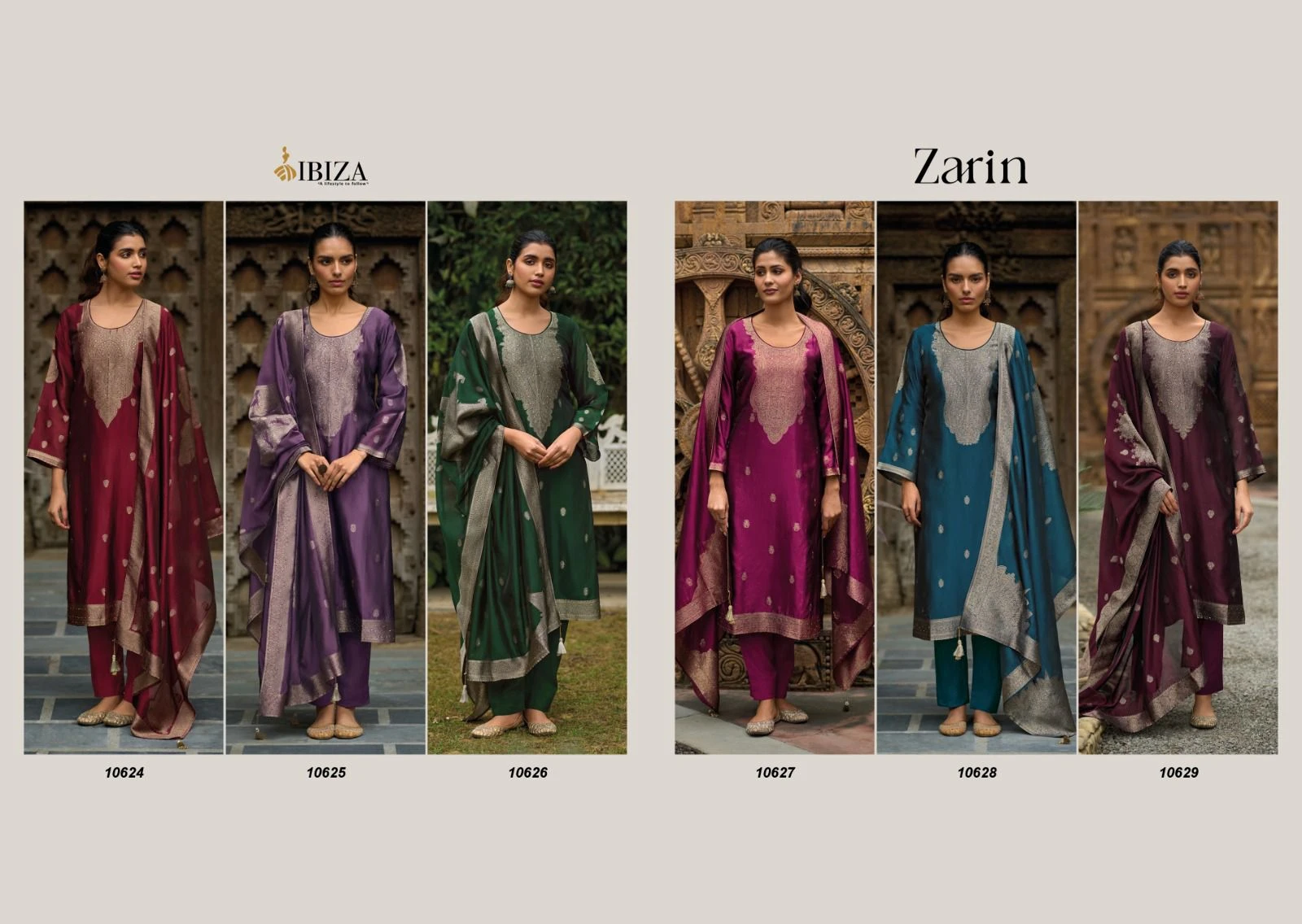 Ibiza Zarin Pure Banglory Silk Wholesale Designer Salwar Suit Catalog — Wholesale Salwar Suits, Ibiza wholesale from Surat — view 7